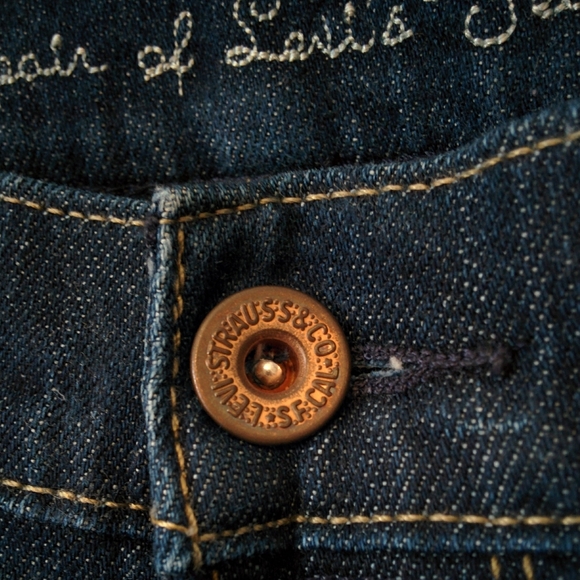 Levi's Eco Bootcut Jeans Size 4/27 - Picture 3 of 9